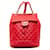 Mochila pequena Chanel vermelha em pele de cordeiro Urban Spirit Vermelho Couro  ref.1387454