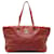 Red Chanel On The Road Tote Bag Leather  ref.1387508