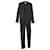 Saint Laurent Peak Lapel Suit in Navy Blue Wool Black  ref.1387555