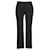 Pantalon droit Saint Laurent en laine noire  ref.1387566