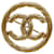 Broche con logo CC de Chanel Broche de metal en buen estado  ref.1387607
