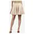 Alaïa Mini jupe à volants crème - taille UK 14 Coton Écru  ref.1387639