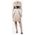 Sportmax Abito midi in cotone beige senza maniche - taglia UK 8  ref.1387652