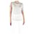 Missoni Top de um ombro com estampa creme - tamanho UK 14 Cru Raio  ref.1387663