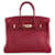 Hermès Rouge Swift Birkin Retourne 25 Cuir Veau façon poulain  ref.1387697