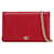 Cartera Gucci GG Marmont roja con cadena Cuero Becerro  ref.1387699