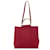 Hermès Red Toile Cabag Twist GM Pony-style calfskin Cloth  ref.1387729