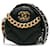 Chanel – Runde Clutch „19“ aus schwarzem Lammleder mit Kette  ref.1387748