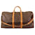 Louis Vuitton Brown Monogram Keepall Bandouliere 60 Leather Cloth  ref.1387749