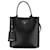 Prada Schwarze mittelgroße Handtasche aus Saffianoleder  ref.1387766