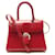 BOLSA DELVAUX BRILLANT MM BOLSA DE COURO CAIXA BOLSA DE COURO VERMELHA Vermelho  ref.1387811