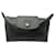 NEW LONGCHAMP COSMETIC KIT 34174987001 LE PLIAGE XTRA IN BLACK LEATHER  ref.1387816
