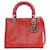 Dior Lady Dior Python Medium Pink Leather  ref.1387881