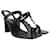 Saint Laurent (YSL) Cassandra Heels Sz 36.5 Black Leather  ref.1387890