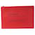 Givenchy Avenue Clutch Rot Bordeaux Leder  ref.1387895