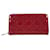 Dior Cannage Lange Brieftasche Rot Bordeaux Leder Lackleder  ref.1387933