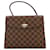 Louis Vuitton Top Handle Brown Red Cloth  ref.1387951