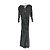 Diane Von Furstenberg Briella gerafftes Mesh-Kleid Schwarz