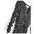 Diane Von Furstenberg Briella gerafftes Mesh-Kleid Schwarz - Ansicht 3