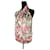 Top de seda Scervino Street con estampado de flores y2k, Ermanno Scervino 2000 street Multicolor  ref.1388054