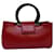 Salvatore Ferragamo Gancini Hand Bag Leather Red Auth 74408  ref.1388148