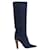 Sergio Rossi Suede boots Blue Deerskin  ref.1388235