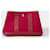 Garden Hermès Bolso HERMES en Lona Roja - 101937 Lienzo  ref.1388243