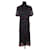 The Kooples Robe noir Viscose  ref.1388294