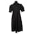 Ganni Robe noir Polyester  ref.1388303