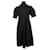 Ganni Black dress Polyester  ref.1388303