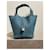 Picotin Hermès HERMES Handtaschen T. Leder Blau  ref.1388325