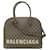 Autre Marque Gucci x Balenciaga Beige Multi GG Supreme Canvas Hacker Project Bill Medium Tote Bag Leather  ref.1388348