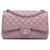 Bolsa de ombro Chanel Jumbo Classic roxa forrada de pele de cordeiro Roxo Couro  ref.1388375