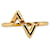 Gold Louis Vuitton 18 Karat Gelbgold Volt Upside Down Ring Golden Gelbes Gold  ref.1388415