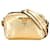 Gold Prada City Calf Metallic Camera Bag Golden Leather  ref.1388450