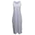 Autre Marque Vestido largo estampado con logo Fendi Jeans lila claro Talla US M Púrpura Sintético  ref.1388521