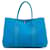 Blue Hermès Toile Garden Party 36 Tote Bag Leather  ref.1388551