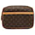 Brown Louis Vuitton Monogram Reporter PM Crossbody Bag Leather  ref.1388565