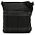 Black Burberry Tonal Check Canvas Crossbody Leather  ref.1388567