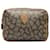 Pochette en toile enduite Yves Saint Laurent grise Cuir  ref.1388591