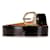 Cintura nera Louis Vuitton con monogramma Vernis Nero Pelle  ref.1388605