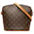 Bolso bandolera Louis Vuitton marrón con monograma Drouot Castaño Cuero  ref.1388611