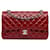 Red Chanel Medium Classic Patent Double Flap Shoulder Bag Leather  ref.1388631