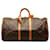Sac de voyage marron Louis Vuitton Monogram Keepall 60 Cuir  ref.1388685