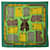 Green Hermès Camails Silk Scarf Scarves  ref.1388693