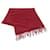 Sciarpe in cashmere rosso Hermès Cachemire  ref.1388699