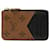 Brown Louis Vuitton Monogram Reverse Romy Card Holder Cloth  ref.1388717