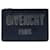 Pochette con logo in pelle blu Givenchy  ref.1388731
