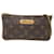 Brown Louis Vuitton Monogram Pochette Milla MM Shoulder Bag Leather  ref.1388738