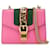 Crossbody com corrente de couro rosa Gucci Mini Sylvie  ref.1388759